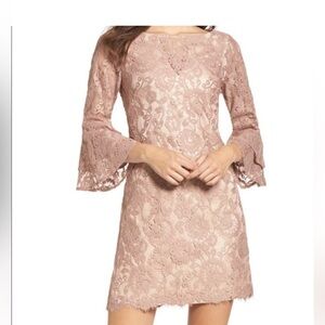✅Vince Camuto Lace Dress in Soft Pink